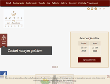 Tablet Screenshot of hotelswnorberta.pl